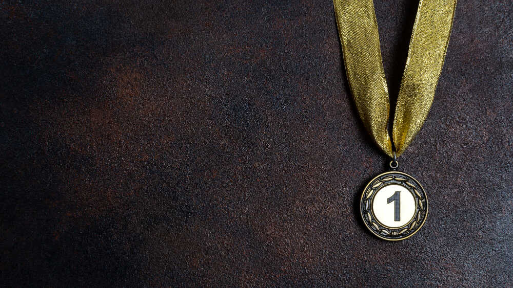medal za zajęcie pierwszego miejca